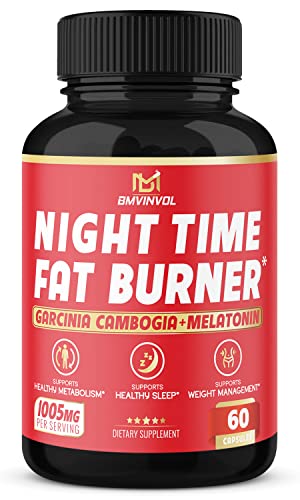 BMVINVOL Night Time Fat Burner, 12-in-1 Powerful Blend of Green Tea, Ceylon Cinnamon BMVINVOLUS supplements