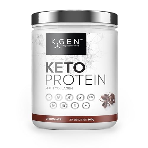 K-GEN™ Keto Collagen Protein Powder Natural Multi Collagen Chocolate Blend, Coconut MCT Vitamin C+B6 K GEN ketogenic enhancementAu supplements