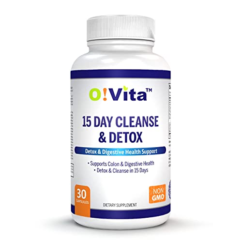 O!VITA 15-Day Cleanse and Detox Supports Digestive and Colon Health, Special Formula O!VITAUS supplements