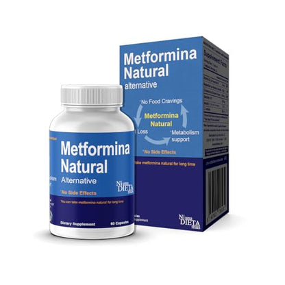 METFORMINA Natural - Weight Loss Aid and Metabolism Support - Dr Salomon, 60 Cap Ni una dieta másUS supplements