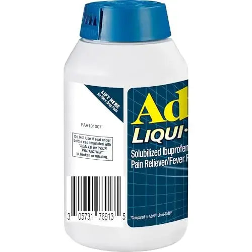 Advil Liqui-Gels minis Pain Reliever and Fever Reducer, Pain Medicine for Adults with Ibuprofen 200mg for Pain Relief - 200 Liquid Filled Capsules AdvilAu supplements