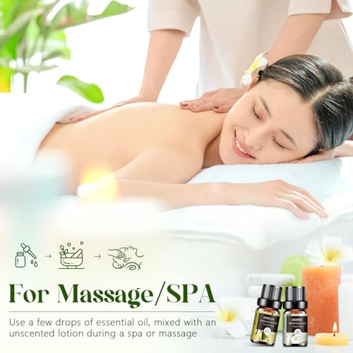 Essential Oils Set - 12 Pcs Aromatherapy Essential Oil Kit for Diffuser, Humidifier, Aromatherapy, Massage AeshoryAu supplements