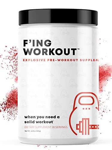 F'ing Workout - Explosive Pre-Workout Supplement (Sour Peach Rings) F'ingAu supplements