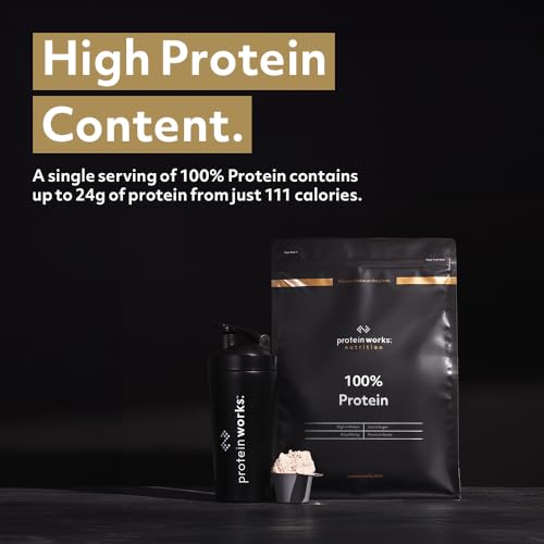 Protein Works - 100% Protein, 1.25kg, High Protein Blend, 41 Servings, Chocolate Silk Protein WorksAu supplements