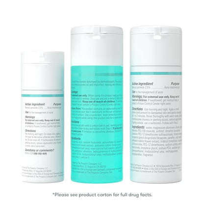 Proactiv 3 Step Acne Treatment - Benzoyl Peroxide Face Wash, Repairing Acne Spot Treatment for Face and Body ProactivUS supplements