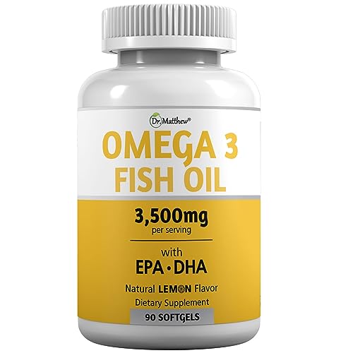 Burpless Fish Oil Pills. Triple Strength Omega 3 Fish Oil Burpless. EPA DHA Omega 3 Supplement Dr. MatthewAu supplements