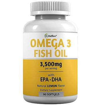 Burpless Fish Oil Pills. Triple Strength Omega 3 Fish Oil Burpless. EPA DHA Omega 3 Supplement Dr. MatthewAu supplements