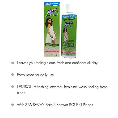 Lemisol Plus, Gentle Daily Feminine Cleanser, Original Refreshing Formula - 8 Oz (Pack of 3) LemisolAu supplements