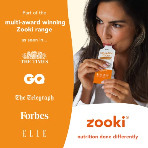 Zooki 5000mg Marine Collagen Liquid Sachets | Hydrolysed Marine Collagen Peptides yourzookiAu supplements