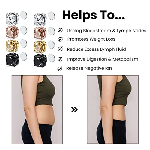 Non Pierced Atheniz Lymphvity Germanium Acupuncture Magnetic Earrings Women LIU JUNUS supplements