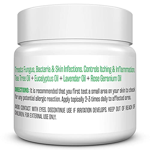 Tea Tree Oil Foot Balm - Natural Remedy for Athletes Foot, Toenail Repair M3 NaturalsUS supplements