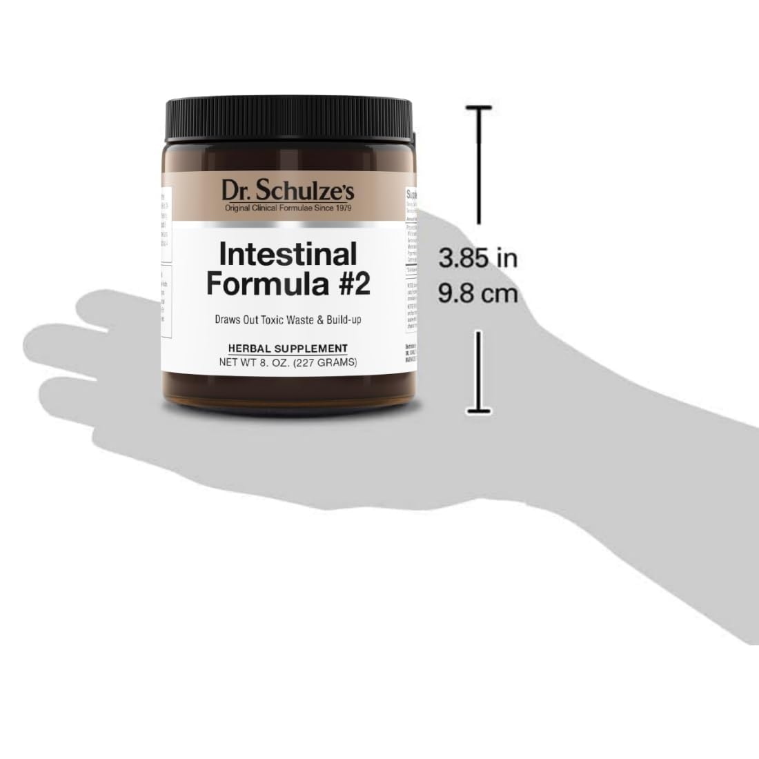 Dr. Schulze's Intestinal Formula #2 - Cleansing Supplement for Colon Health Support - Supports Daily Elimination - Plant-Based Herbal Supplement - Gluten-Free & Vegan - 8 oz Dr. Schulze'sAu supplements