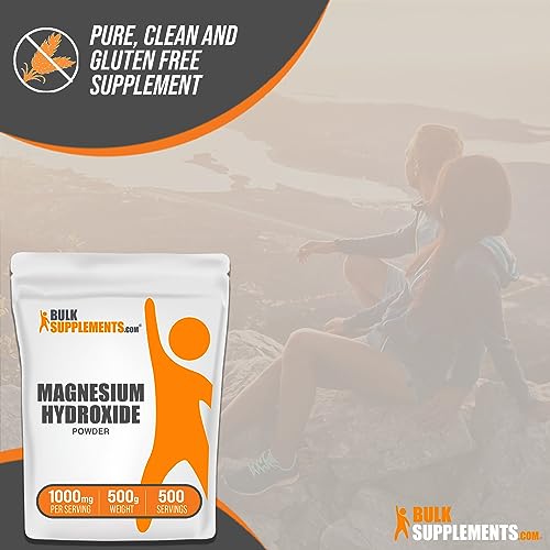 BulkSupplements.com Magnesium Hydroxide Powder - Magnesium Supplement BULKSUPPLEMENTS.COMUS supplements
