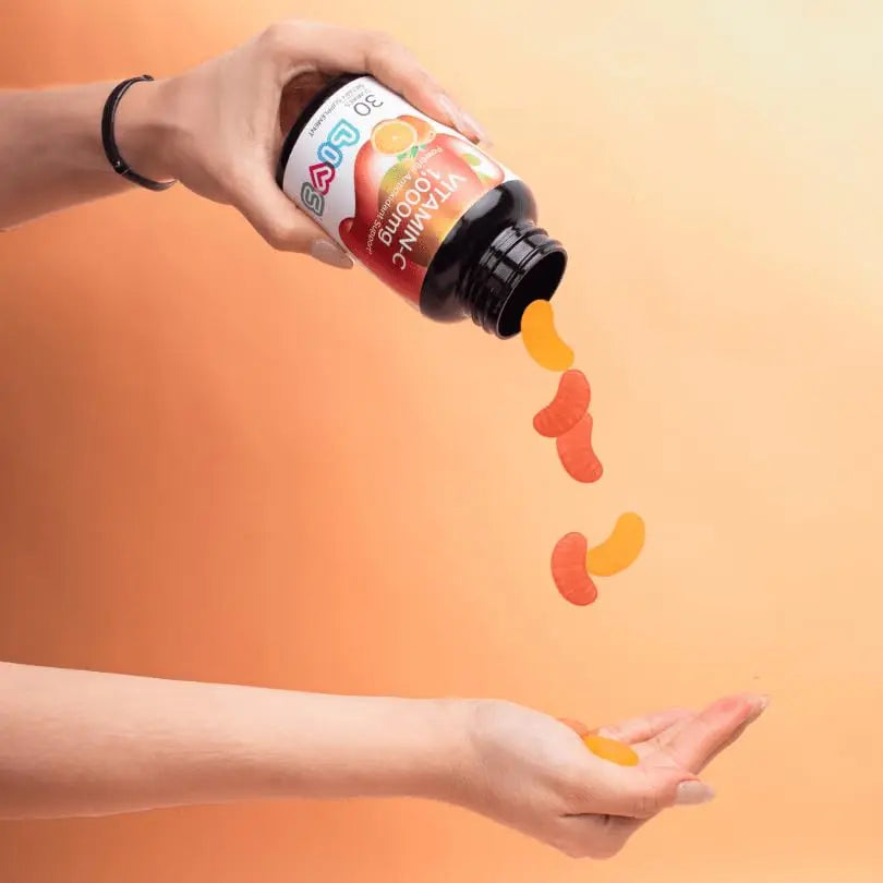Vitamin C 1000mg Gummies for Kids & Adults |Antioxidant & Immune Support Supplement | Vegan Multivitamin for Hair, Skin & Nails LIVSAu supplements