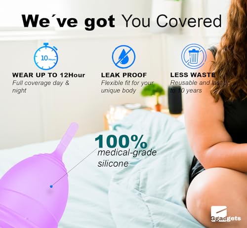 Ggadgets Menstrual Cup for Women with Pouch | Ultra Soft Odour & Rash Free | No Leakage GgadgetsAu supplements