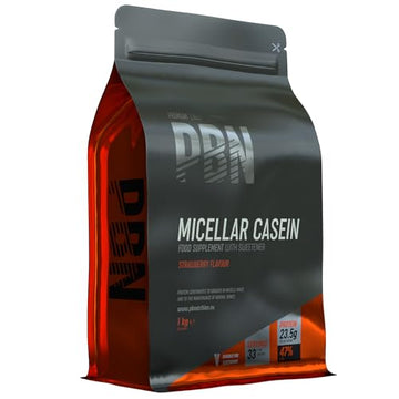 PBN - Premium Body Nutrition Micellar Casein Strawberry 1kg Pouch Premium Body NutritionUS supplements