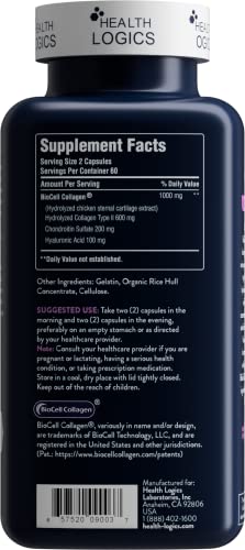 Health Logics BioCell Collagen Joint and Skin Care 120 Capsules HEALTH LOGICSAu supplements