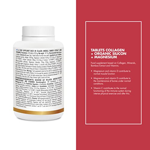Bestdiet - Collagen with Silicon and Magnesium - Minerals - Bamboo Extract and Vitamins BEST DIETAu supplements