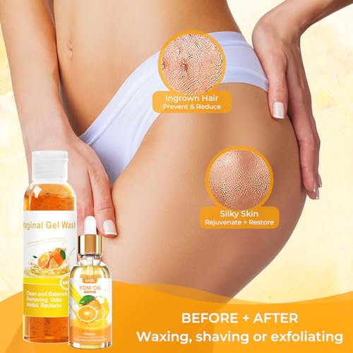 Yoni Soap & Yoni Oil & Feminine Wash Set for Women, Yoni Wash for Vaginal Ph Balance Remove BASSIAu supplements