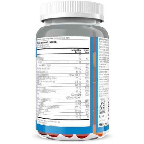 One A Day Men’s 50+ Daily Essentials Multivitamin Gummies, Multivitamin for Men Over 50, Fruit Medley Flavor, 120 Gummies ONE A DAYAu supplements