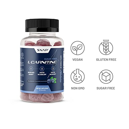 Snap Supplements Nitric Oxide Booster and L-Carnitine Gummies Snap SupplementsAu supplements