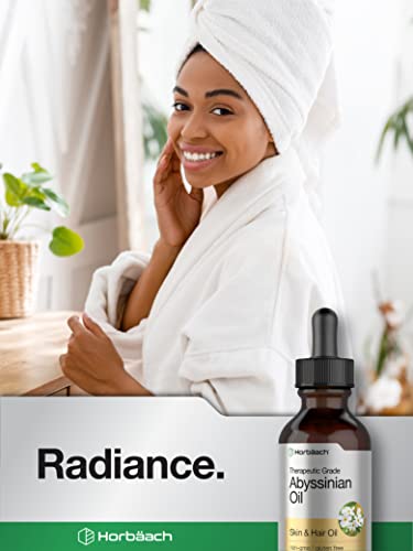 Abyssinian Oil 4 fl oz | Hair and Skin Oil | 2 Pack of 2oz | Paraben, SLS and Fragrance Free HorbäachUS supplements