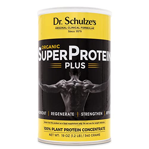 Dr. Schulze's | SuperProtein Plus | 100% Plant Protein Concentrate | Organic Powder Mix Dr. Schulze'sUS supplements