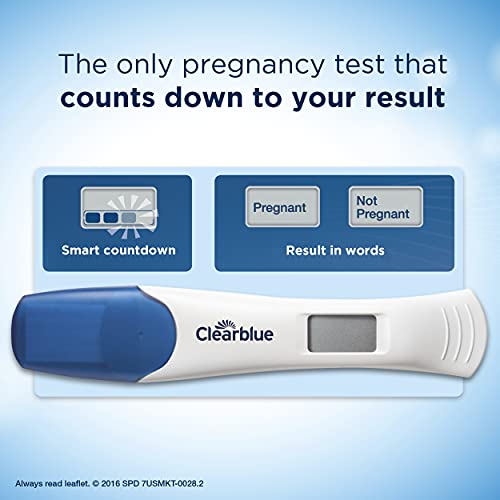 Clearblue Digital Pregnancy Test with Smart Countdown, Multi, 5 count ClearblueUS supplements