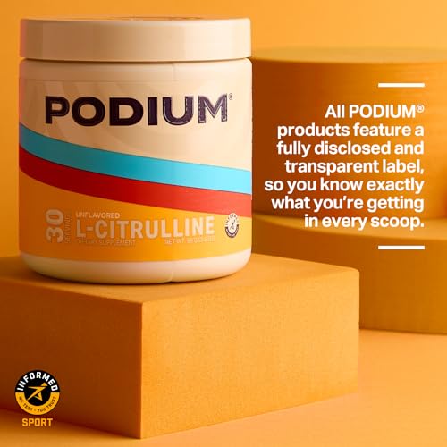 Podium Nutrition, Solos | L-Citrulline, 30 Servings, Unflavored, Boost Athletic Performance Podium NutritionAu supplements