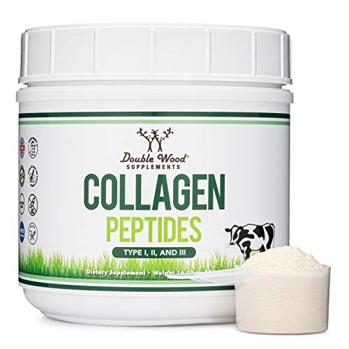 Collagen Peptides Powder - Hydrolyzed Collagen, Keto Safe - 16.08oz - Multi Type 1, 2 Double Wood SupplementsUS supplements