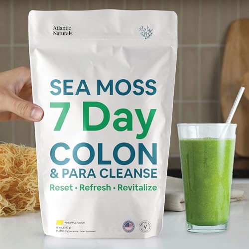 Atlantic Naturals Sea Moss 7 Day Colon and para Cleanse | Detox, Gut Health and Intestinal Atlantic NaturalsAu supplements