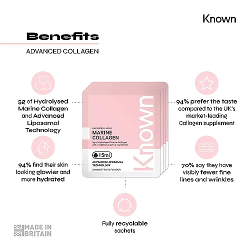 Advanced Collagen Supplement by Known Nutrition with Vitamin C | Liposomal Technology KnownAu supplements