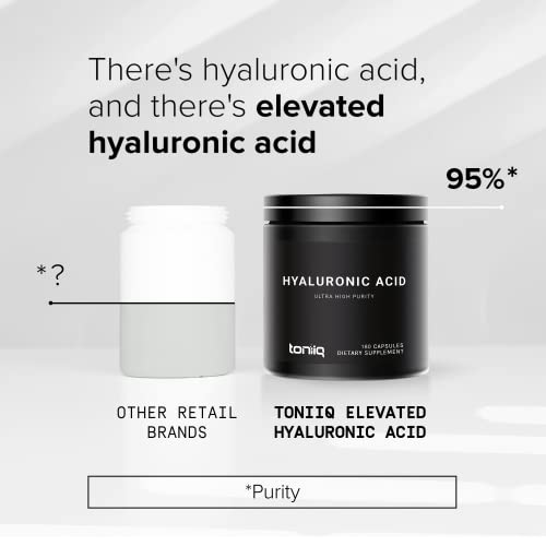 Ultra High Purity Hyaluronic Acid Capsules - 95%+ Highly Purified and Highly Bioavailable ToniiqUS supplements