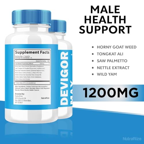 NutraRize Devigor Max - Devigor Max Pills for Man, Devigor Max Supplement to Promote NutraRizeUS supplements