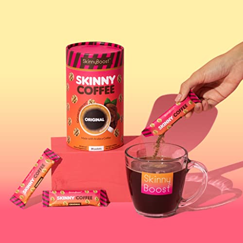 Skinny Boost Skinny Coffee- (Unflavored) Instant Sticks Made with Arabica Coffee, Garcinia SkinnyBoostUS supplements
