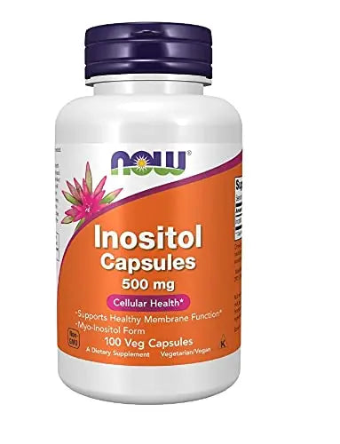 NOW Foods Foods Inositol 500mg,100 Capsules (Pack of 3) NOW FoodsAu supplements