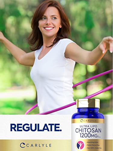 Carlyle Chitosan Supplement 1200mg | 120 Quick Release Capsules | Non-GMO CarlyleUS supplements