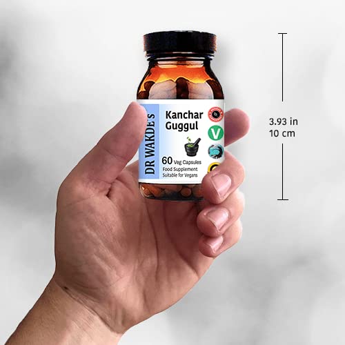 DR WAKDE's Kanchnar Guggul (60 Veg Caps, Ayurvedic Supplement, Vegan, Herbal, Natural, Made in the UK) DR WAKDE'sAu supplements