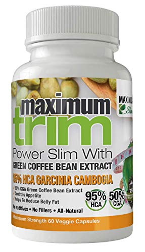 Most Effective Formulation MAXIMUMTRIM Garcinia CAMBOGIA with Green Coffee Bean Maximum SlimAu supplements
