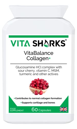 VitaBalance Collagen+ 60 Capsules for Skin, Hair, Nails, Joints & Connective Tissue Vita SharksAu supplements