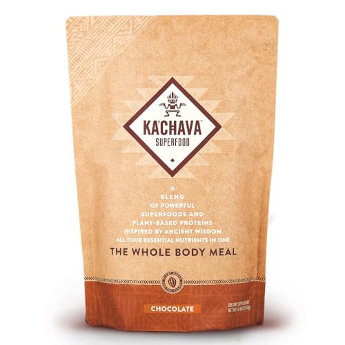 Ka’Chava All-In-One Nutrition Shake Blend, Chocolate, 85+ Superfoods, Nutrients & Plant Ka'ChavaUS supplements