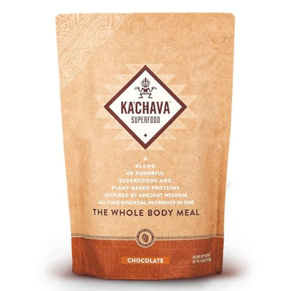 Ka’Chava All-In-One Nutrition Shake Blend, Chocolate, 85+ Superfoods, Nutrients & Plant Ka'ChavaUS supplements