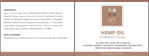 Full Body Hemp oil Slimming Hot Cream - Weight Loss Fat Burning Inch Reducing Heath SecretAu supplements
