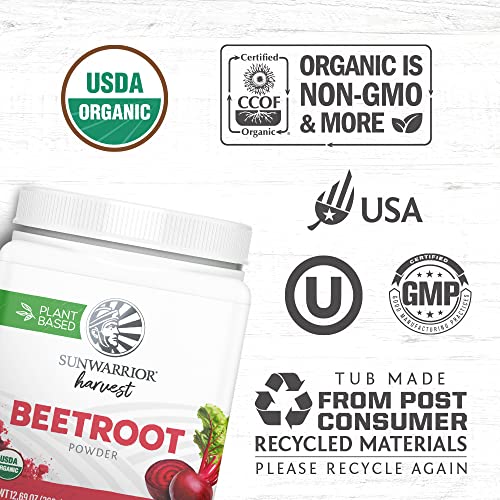 Sunwarrior Beet Root Powder Nitric Oxide Increase Stamina Blood and Flow Circulation SunwarriorAu supplements