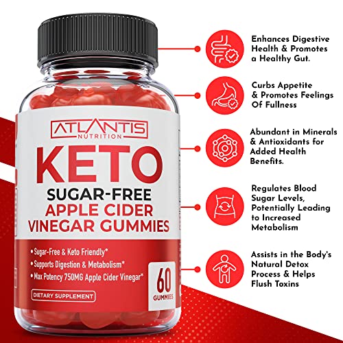 Sugar-Free Keto ACV Gummies for Weight Loss - Apple Cider Vinegar Keto ACV Gummies Atlantis NutritionUS supplements