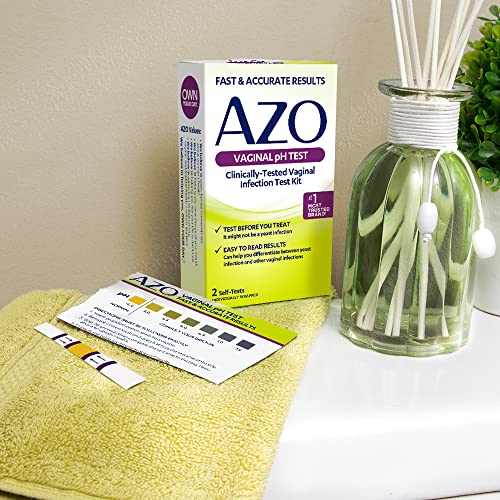 AZO Vaginal pH Test Kit, Clinically-Tested Vaginal Infection Test Kit, Fast & Accurate Results AZOAu supplements