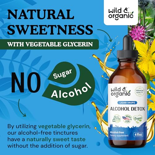 Wild & Organic Alcohol Detox Supplement - Liver Cleance & Repair Formula - Anti Alcohol Wild & OrganicAu supplements