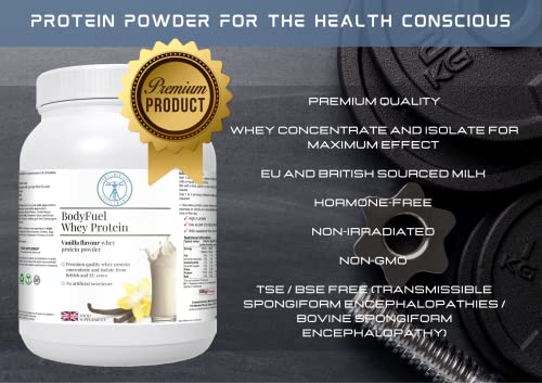 Complementary Supplements - BodyFuel Whey Protein Isolate & Concentrate Vanilla Flavour Complementary SupplementsAu supplements