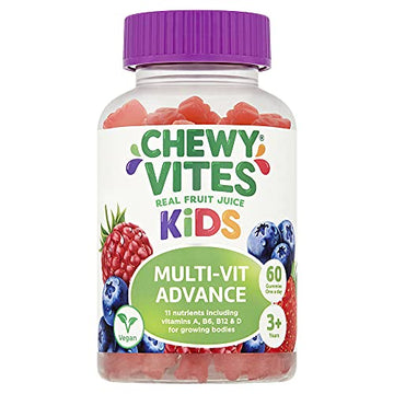 Chewy Vites Kids Multivitamin Advance 60 Gummy Vitamins | 11 Essential Nutrients CHEWY VITESUS supplements