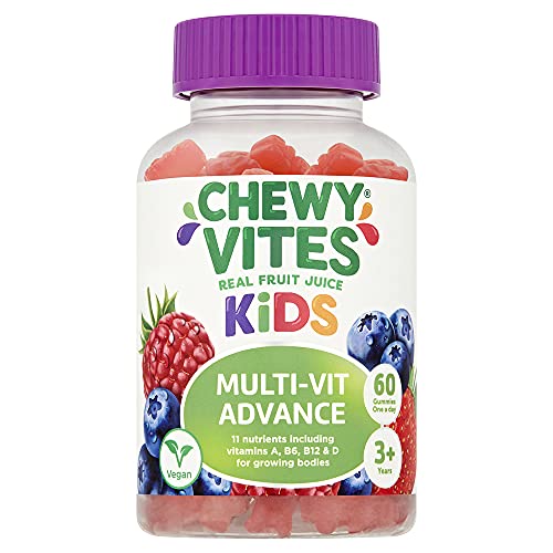 Chewy Vites Kids Multivitamin Advance 60 Gummy Vitamins | 11 Essential Nutrients CHEWY VITESUS supplements